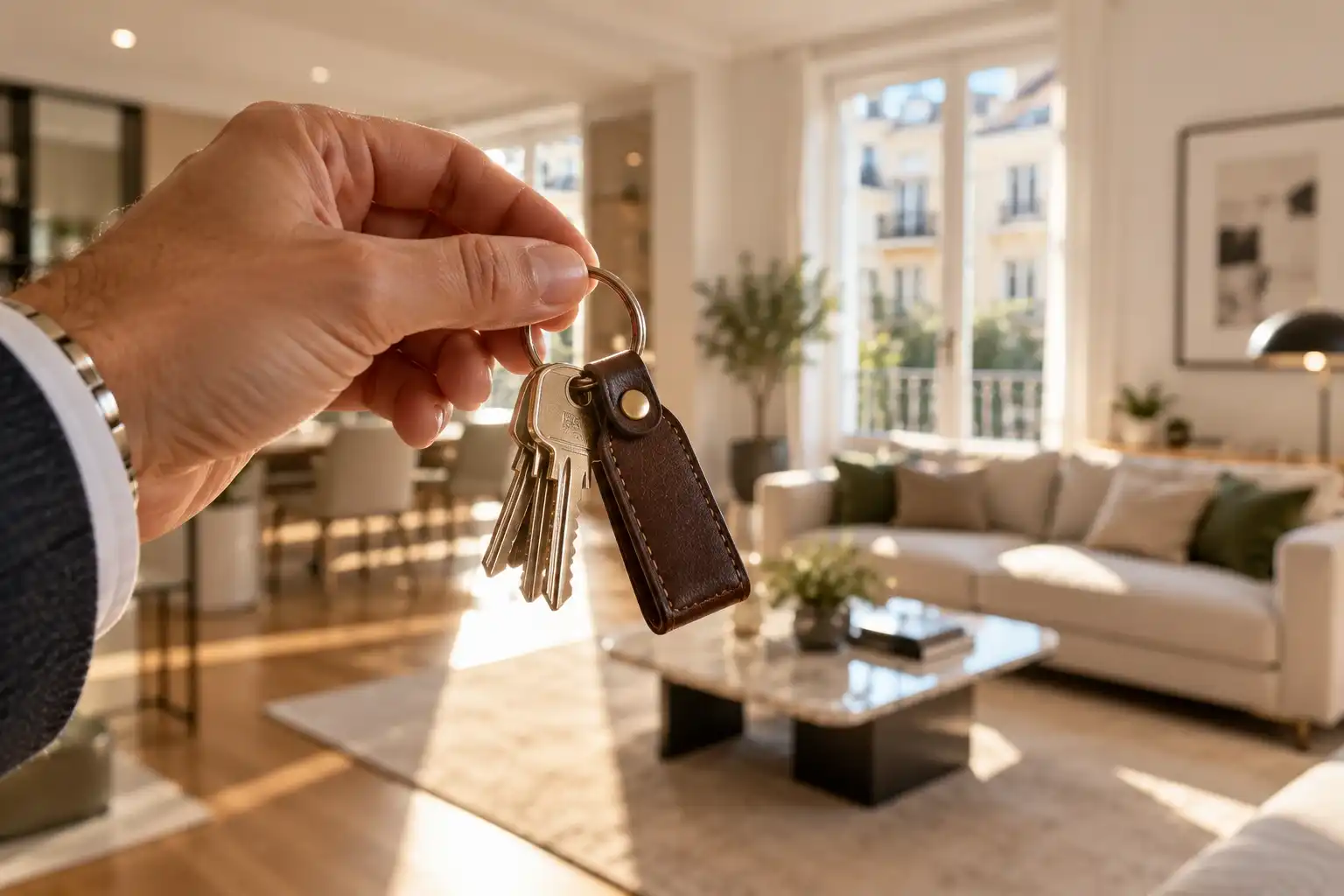 Desahucios y lanzamientos: qué ha cambiado con la nueva ley de alquiler Mano sosteniendo las llaves de una vivienda de alquiler: nueva ley para echar inquilinos y suspensión de desahucios con el Decreto Maricarmen